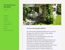 Tablet Screenshot of ferienwohnung-baselblick.de